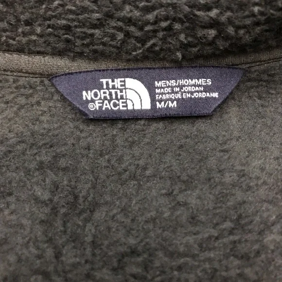 The North Face Better Sweater Fleece Men Medium Heathered Charcoal Gray 1/2 Zip. - Picture 9 of 11